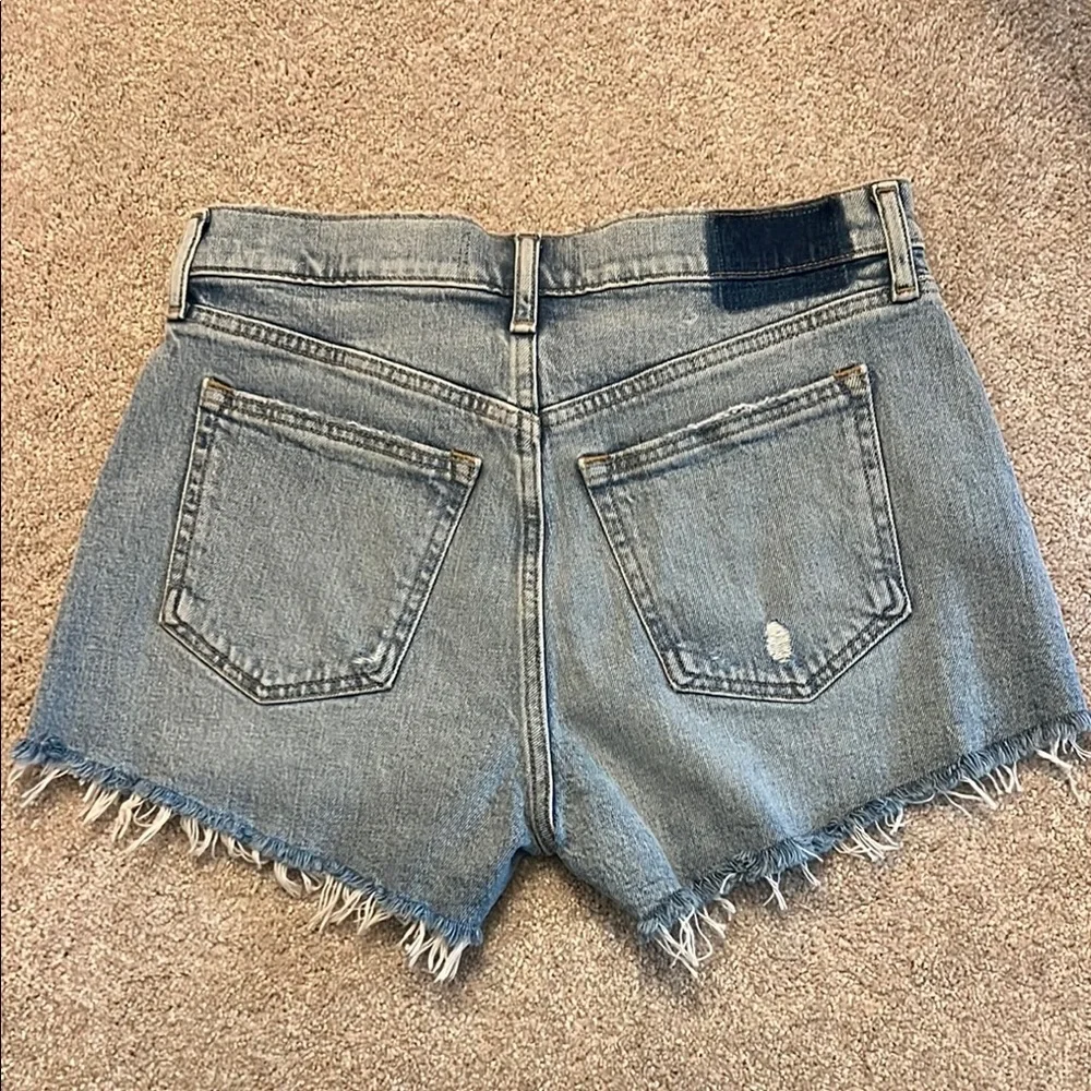 Abercrombie & Fitch Women's Blue Denim Shorts 27 - Picture 3 of 4
